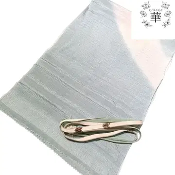 신1 화 오비 장식 천 허리띠 세트 명주 그린 탁한 깃털