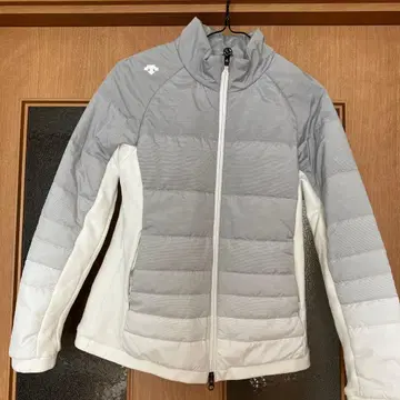DESCENTE 여성용 다운 자켓 그레이/화이트 S