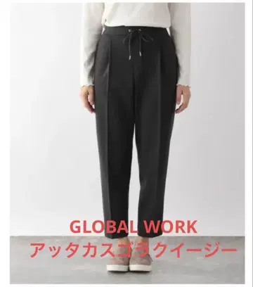 [ 새상품 ] GLOBAL WORK 아타카스고라쿠이지 차콜 M