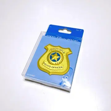 주토피아 브로치 경찰관 배지 도쿄 디즈니 리조트