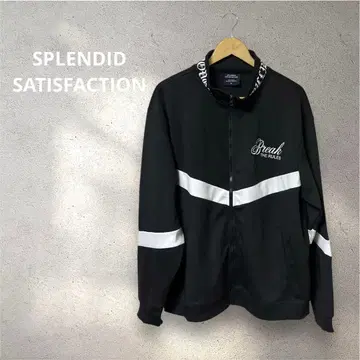 [ 즉전력 4L ] 스트릿 패션! 빅 실루엣 트랙 자켓 블랙 화이트