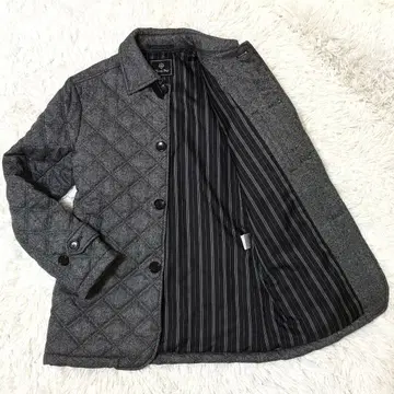 MEN'S BIGI 현행 택 헤링본 퀼팅 자켓 M 상당