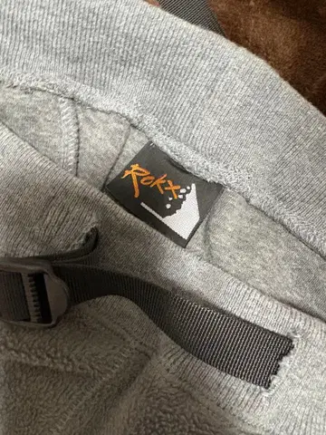 RokX 그레이 조거 팬츠 플리스