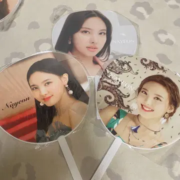 twice 나연 부채 3장 세트