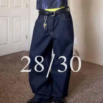 GAP 슈퍼 배기 다크 데님 28/30