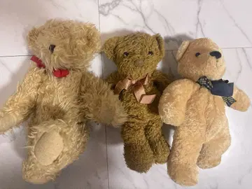 테디베어 3개 묶음 판매 곰 봉제 인형 인테리어 세트
