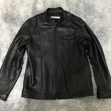 소가죽 싱글 라이더스 자켓