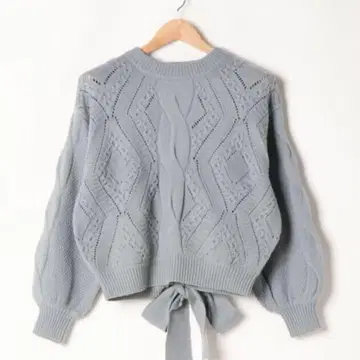 SNIDEL 백리본 니트