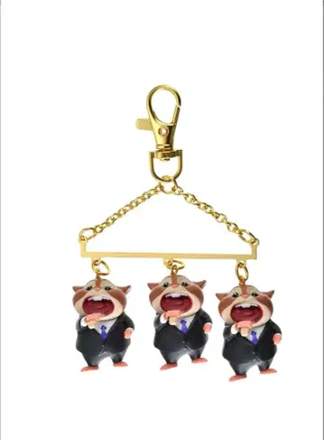 주토피아 레밍 비즈니스맨 키링