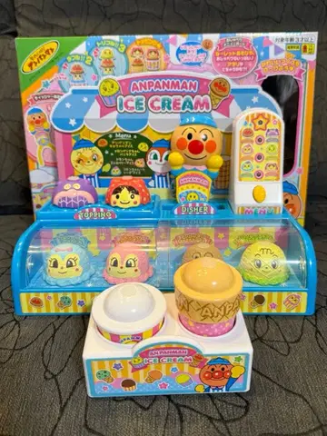 [새상품급] [박스 있음] 호빵맨 아이스크림 가게 세트
