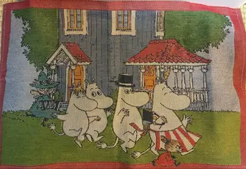 Ekelund 무민 디자인 런치 매트 약 35cm x 48cm