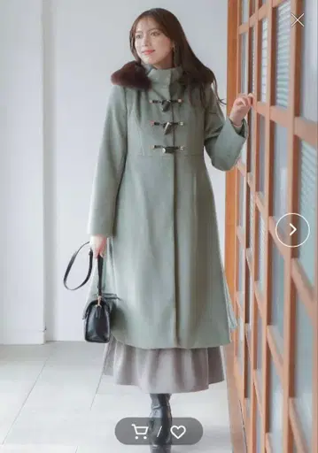 미사용 새상품 아스트리아 오딜 롱 코트