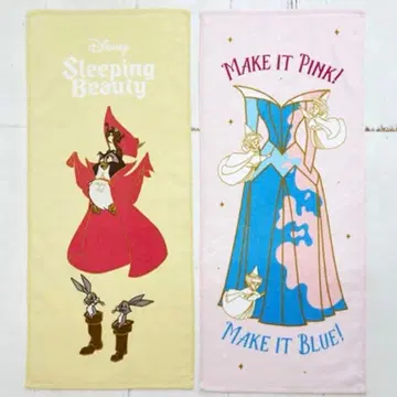 디즈니 잠자는 숲속의 미녀 페이스 타월 오로라 시마무라 치하루