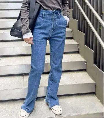 Spick&Span51/2 beauty-line slit denim27