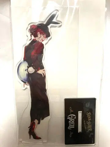 흑집사 그렐 블랙 라벨 아크릴 스탠드 비터 토끼 카페