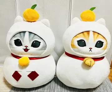 모프 샌드 카가미모치 봉제 인형 2개 세트 설날