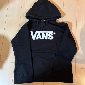 VANS 블랙 후드티 XL