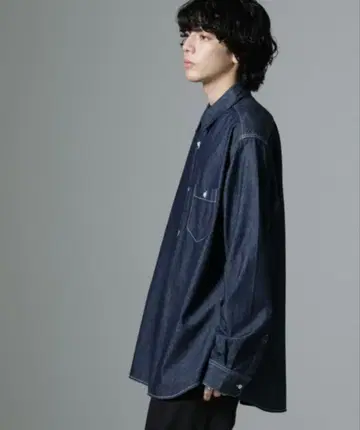 브랜드:NANO universe, 나노 유니버스 데님 셔츠