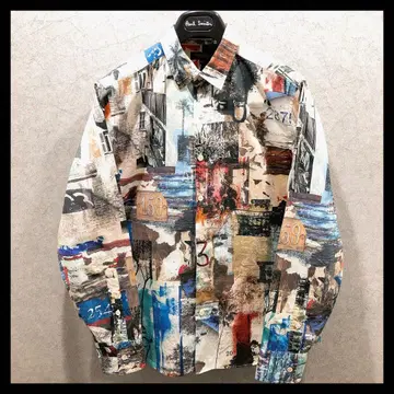 [ 새상품급 ] 폴스미스 긴팔 셔츠 M 사이즈 올 패턴 멀티 컬러