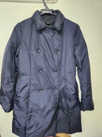 ICB 롱 코트 사이즈 7 S 사이즈 네이비 다운 코트