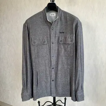 머슬 셀 기모 코튼 원단 아우터 자켓 M