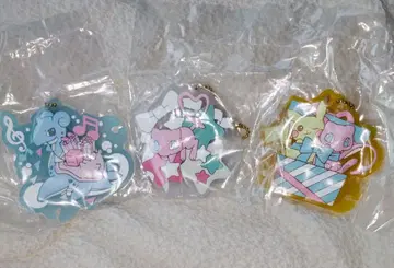 라프라스 뮤우 피카츄 러버 키링 3개 세트