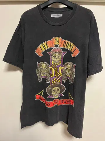 The Bonez 해골 디자인 T셔츠 XL 굿즈 마츠리