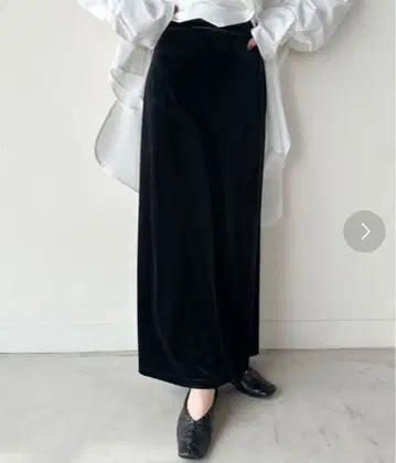 [셀렉 모카] 벨로아 I라인 롱 스커트