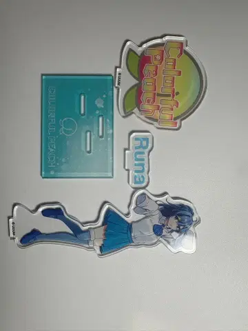 컬러풀 피치 루나 아크릴 스탠드