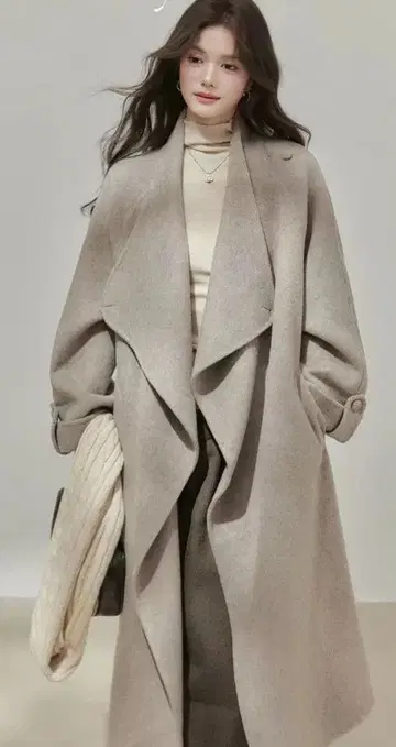 외출용 롱 코트 겨울 데이트 모임에 최적 세련되고 심플