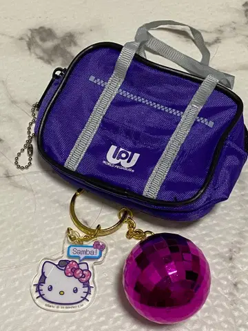 스쿨백풍 파우치와 키링 세트 헤이세이 갸루 스쿨백 마츠켄 키티