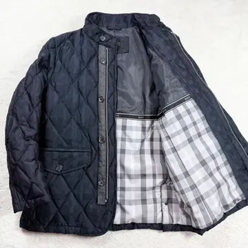 새상품급 DAKS LONDON 퀼팅 다운 자켓 네이비 M
