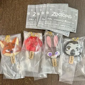 주토피아 아이스캔디 참 4세트