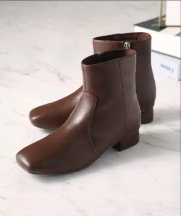 스퀘어토 심플 로우힐 숏부츠