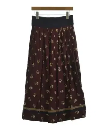 forte forte 롱 맥시 길이 스커트 여성용