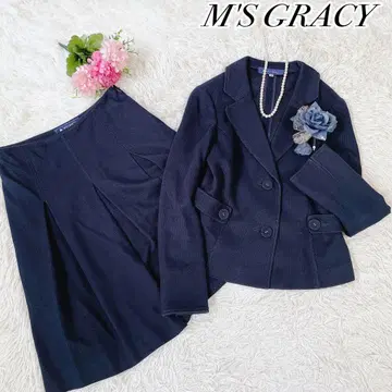 새상품급 엠즈 그레이시 포멀 셋업 수트 네이비 40