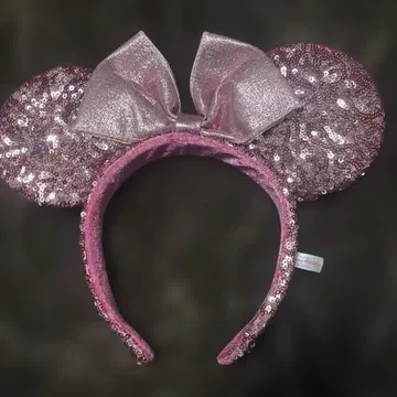 도쿄 디즈니 리조트 미키 귀 머리띠 핑크