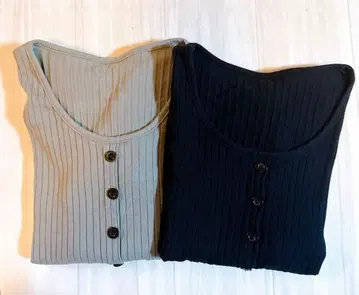 ANAP 블랙 카키 2벌 세트