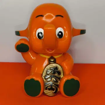 [ 당시 물건 레트로 ] 사토짱 저금통 천만량 사토제약 행운의 물건