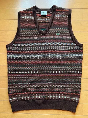 [ LACOSTE 니트 베스트 사이즈 3 ]