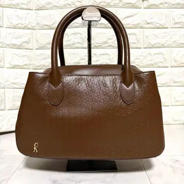 컨디션 최상 로베르타 디 카메리노 토트백 로고 엠보 가죽 로고 참