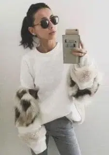 Ameri VINTAGE 퍼 맨투맨