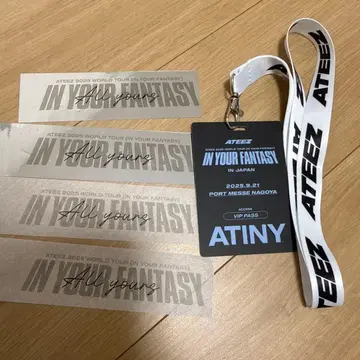 ATEEZ IN YOUR FANTASY VIP 패스 은색 테이프 세트