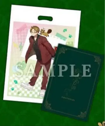 우라타누키 우라시마사카타센 타누완 Flower 메시지 카드