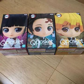 귀멸의 칼날 Qposket 피규어 3종 세트