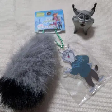 주토피아2 꼬리 달린 키링 파우버트 디즈니