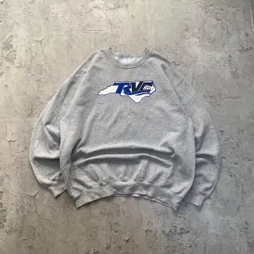 USA 구제 의류 RVC 센터 로고 프린트 맨투맨 트레이닝복 XL 사이즈