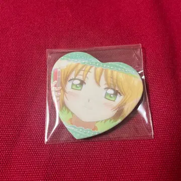 카드캡터 사쿠라 하트 캔뱃지 벚꽃