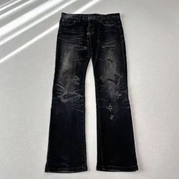 TORNAD MART black damage denim 00s Y2K