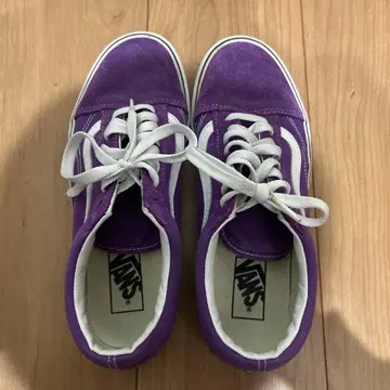 Vans 보라색 스웨이드 스니커즈 올드스쿨 퍼플